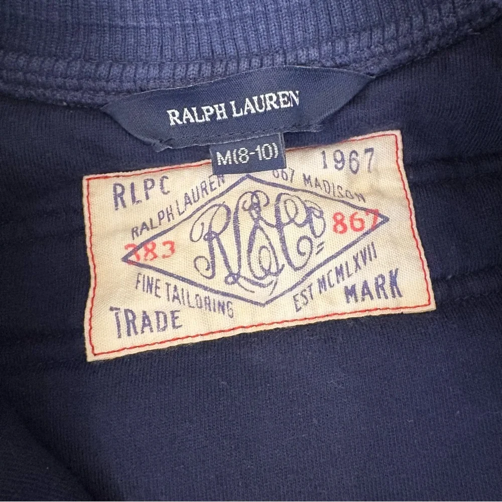 Ralph Lauren || Bandana Print Quilted Vest‎ Western Navy Blue Medium 8-10
